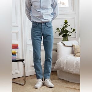 Cuisse De Grenouille Straight Leg Jeans Button Fly Midrise Men’s 32 frog denim